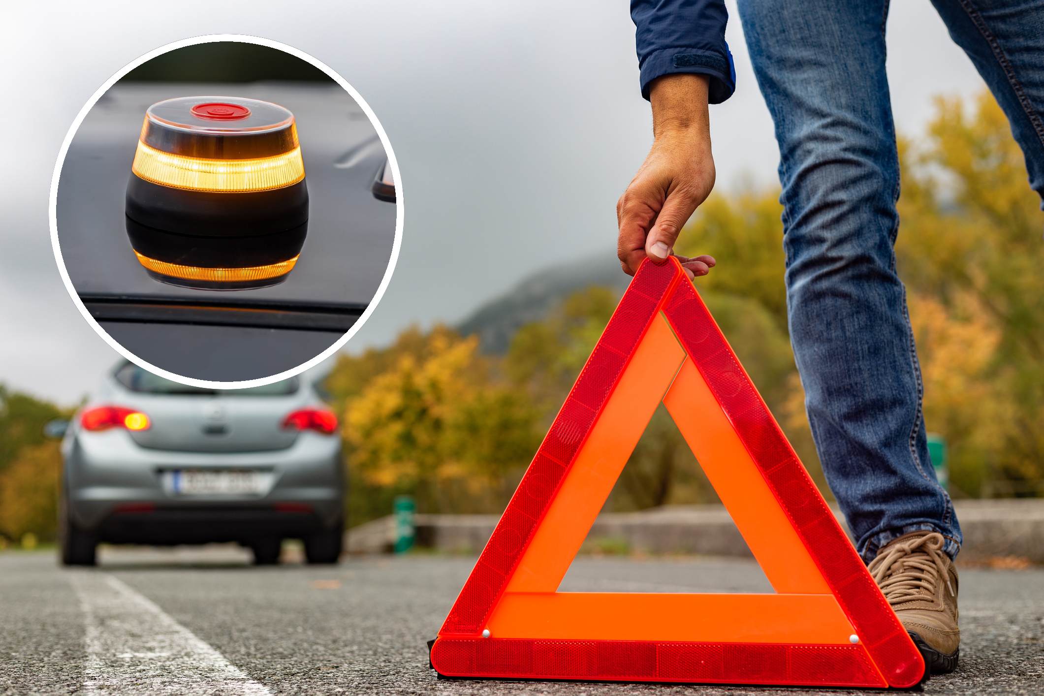 La DGT prepara una instrucción para que la Guardia Civil no multe a los conductores que usen el triángulo a partir de enero