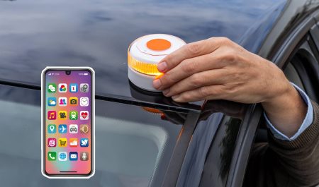 baliza emergencia v-16 coche app