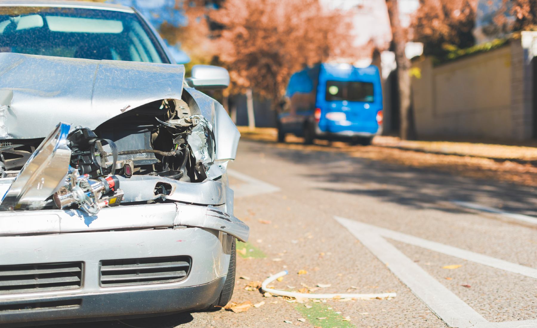 Accidente coche ciudad