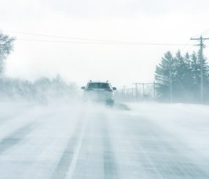 Adelantar carretera nevada