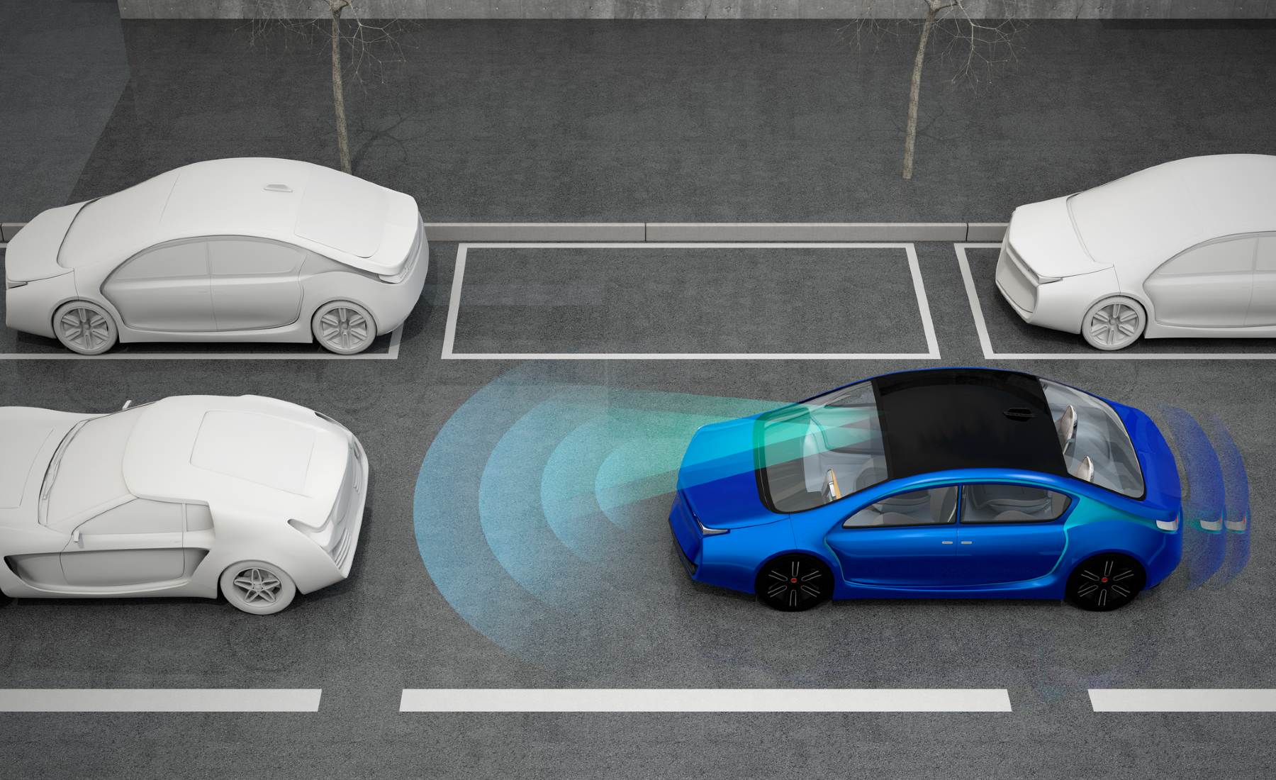 Aparcamiento coche autónomo