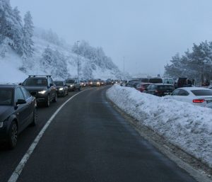 Carretera montaña sierra Madrid