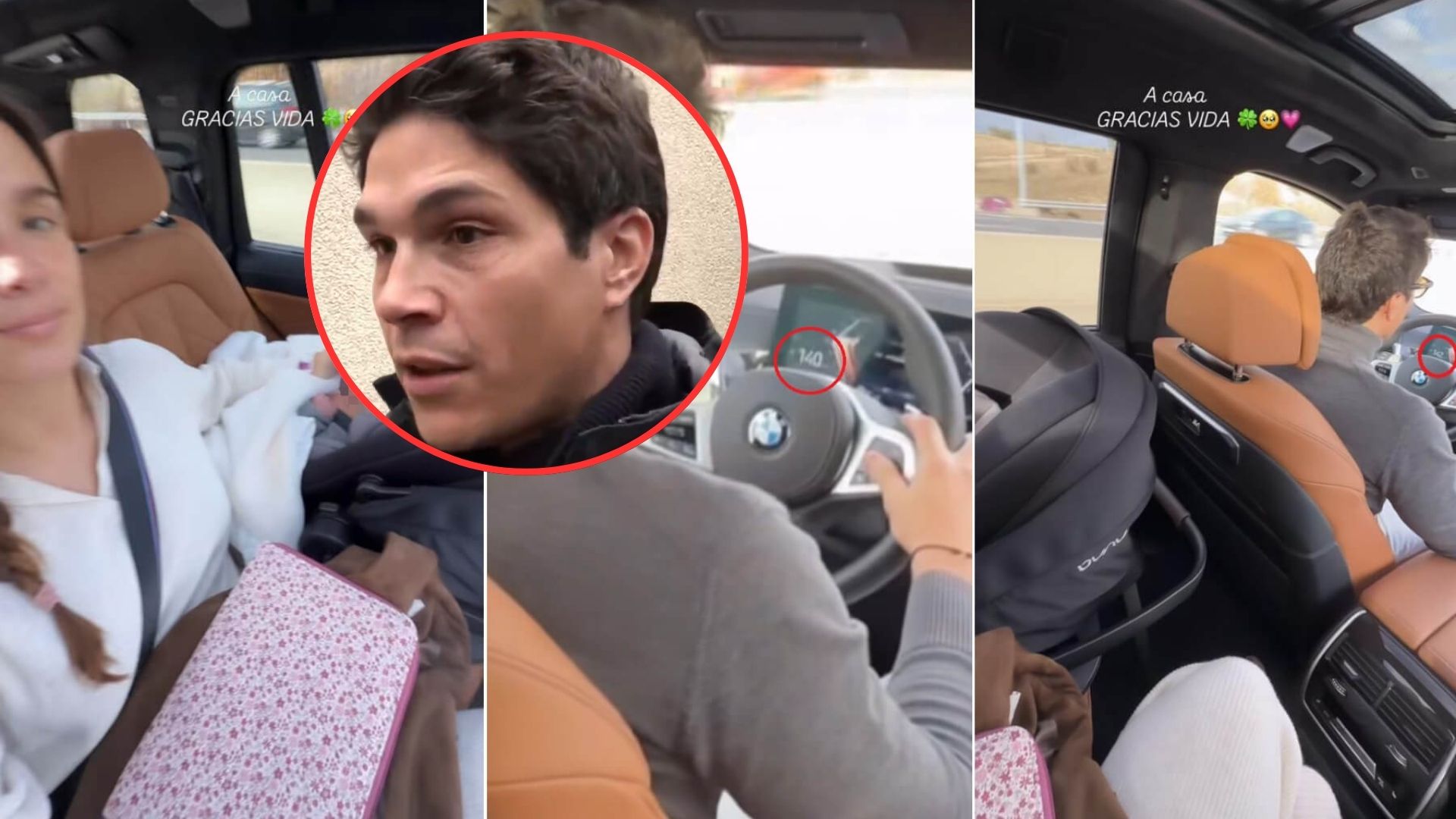 María Pombo y Pablo 140 kmh