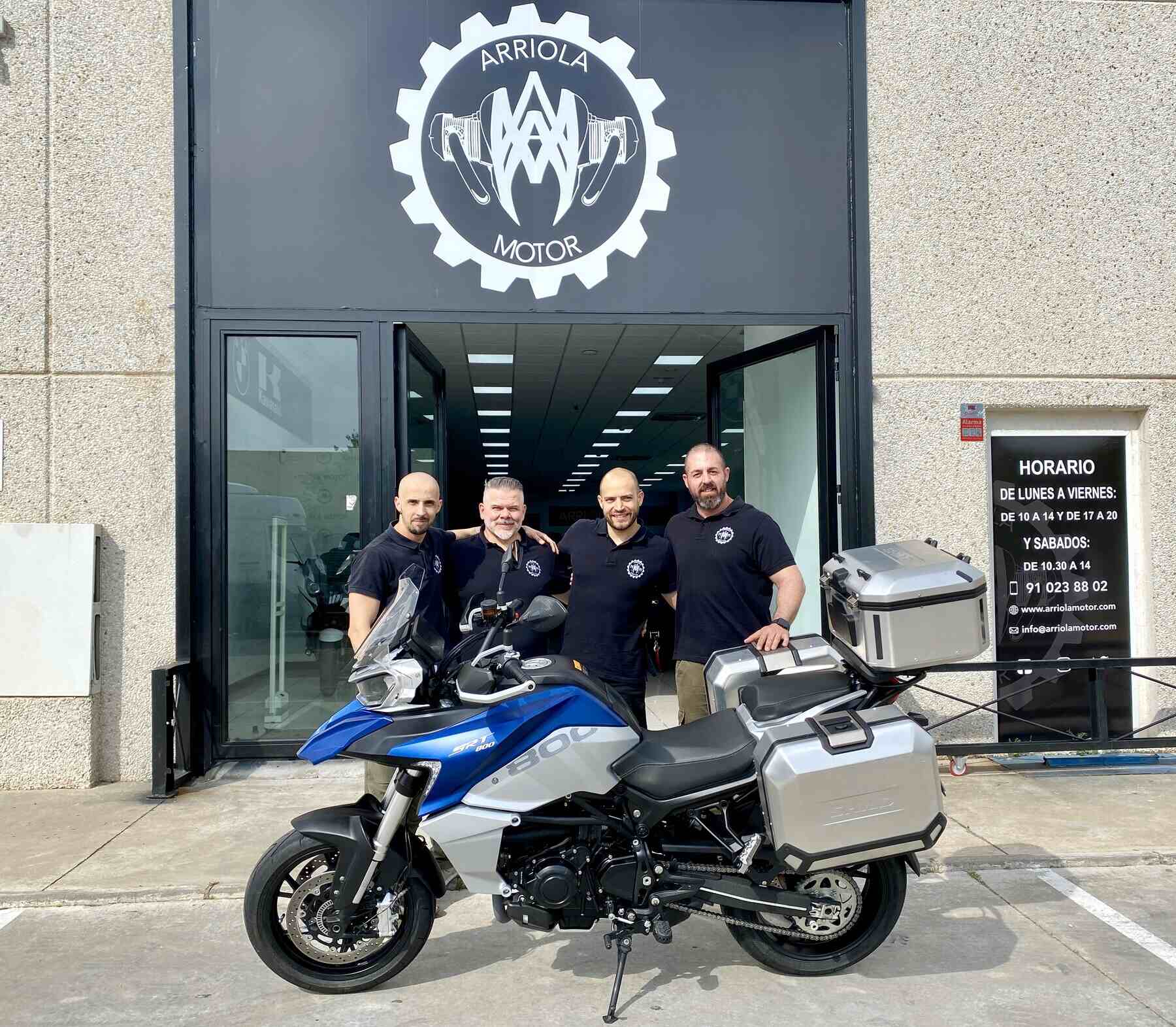 Prueba del motor QJ SRT 800