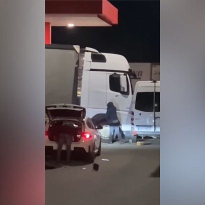 Minutos de pánico para este camionero en Barcelona: intentaron robarle en una zona de descanso y así actuó
