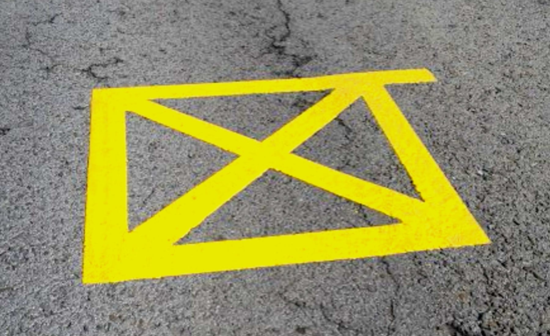 Señal amarilla bomberos