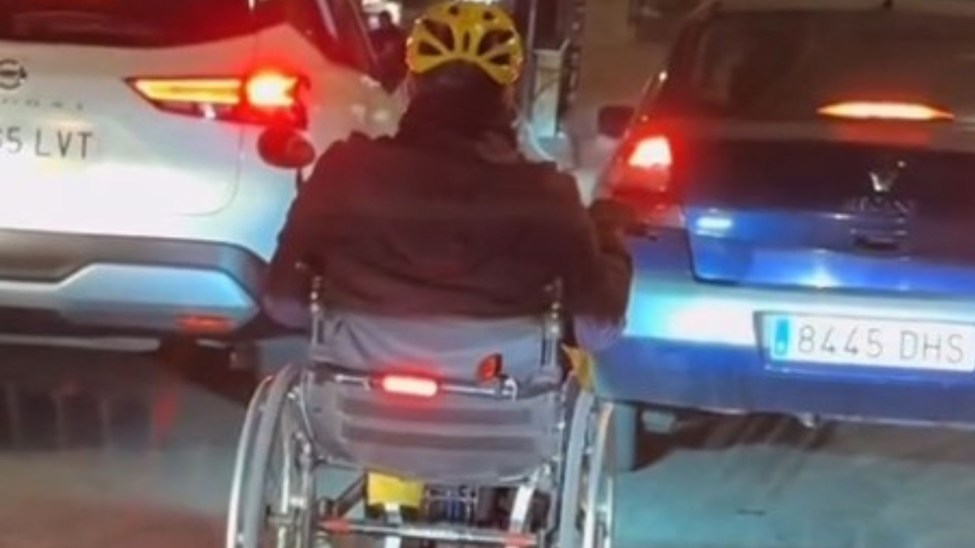 Silla de ruedas repartidor Glovo