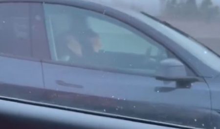 Tesla pasajeros dormidos
