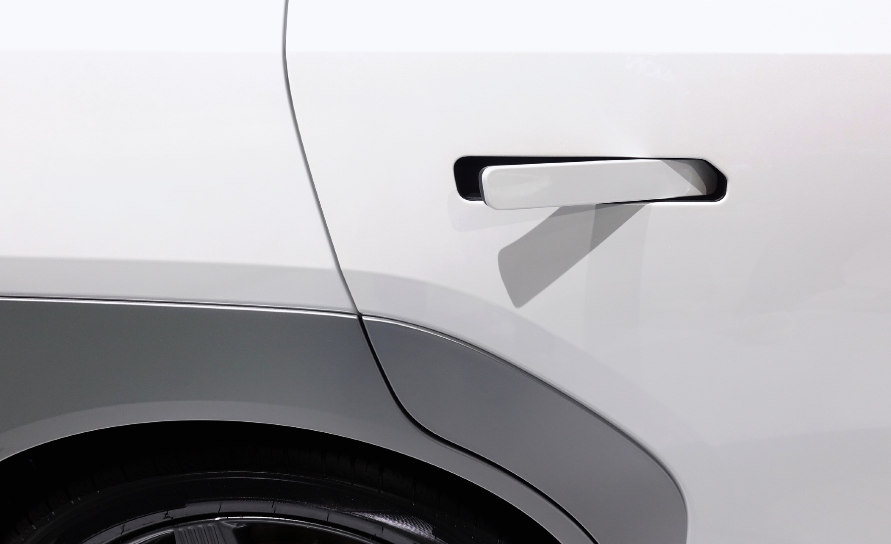 Manija de la puerta del coche al ras