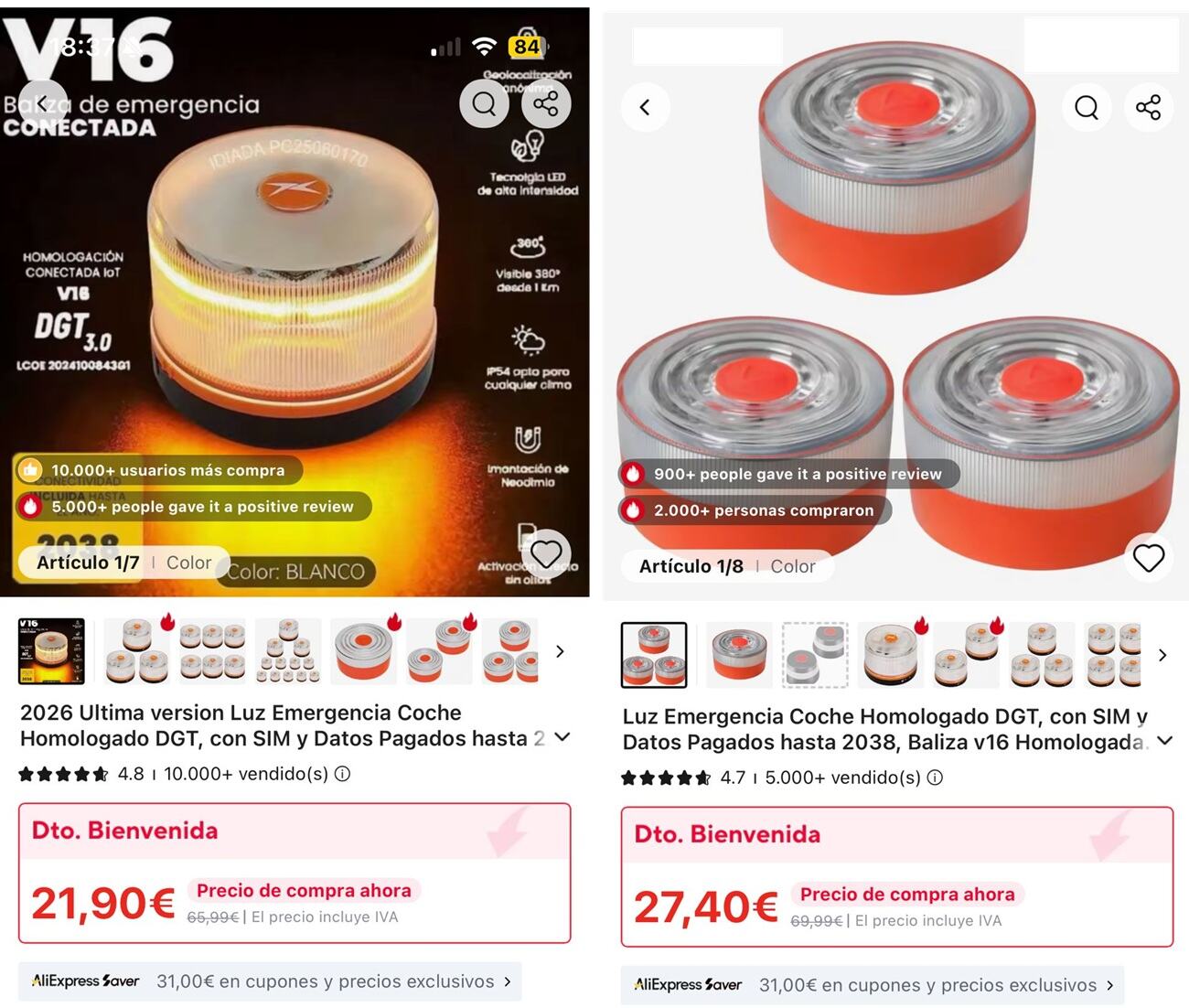 baliza v-16 oferta aliexpress