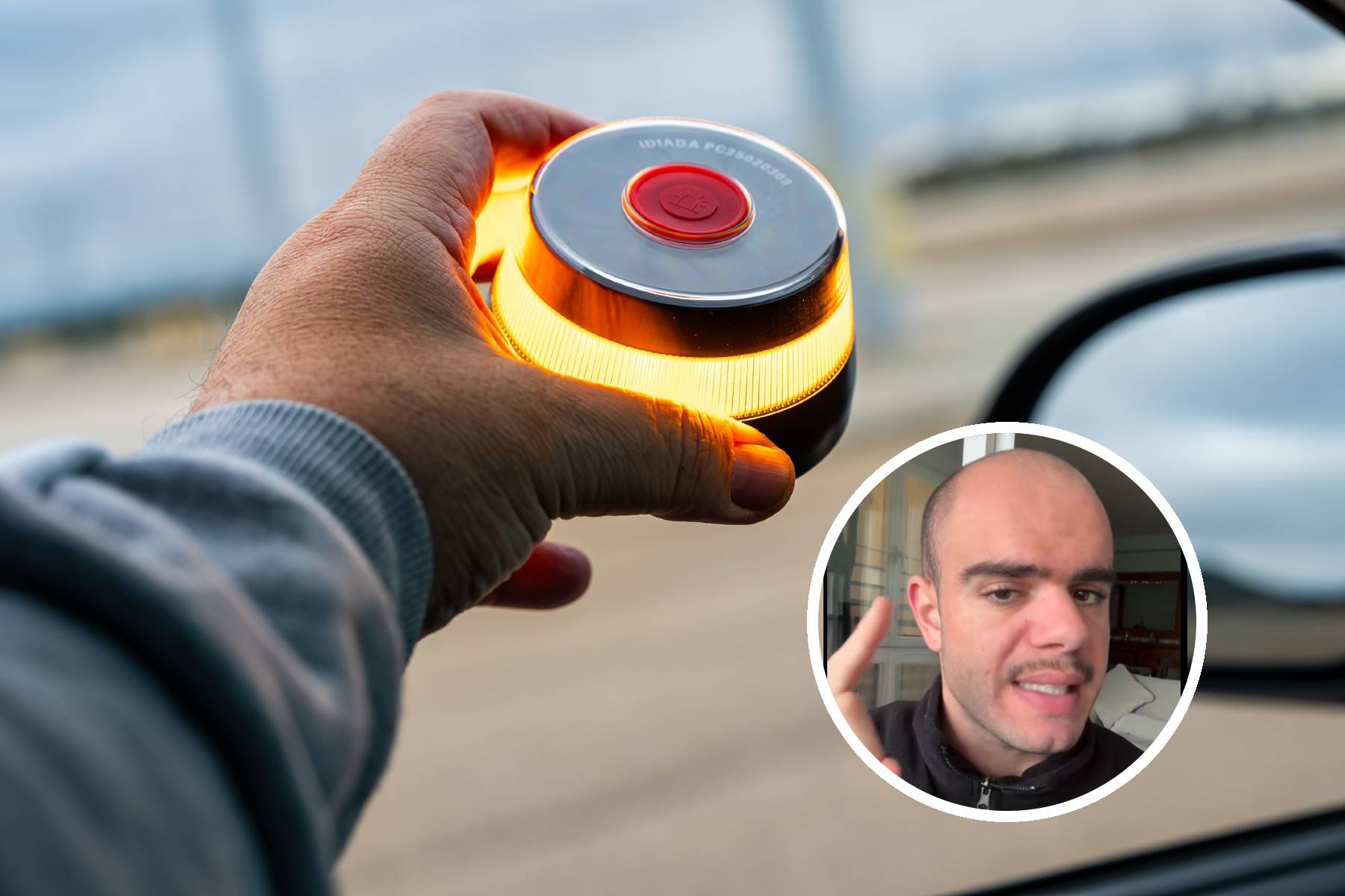 baliza v-16 seguro coche