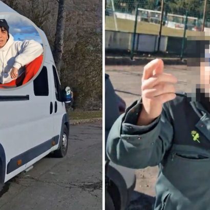 Polémica con esta temporera: vive en su furgoneta y asegura que no incumple la ley, pero la Guardia Civil la increpa