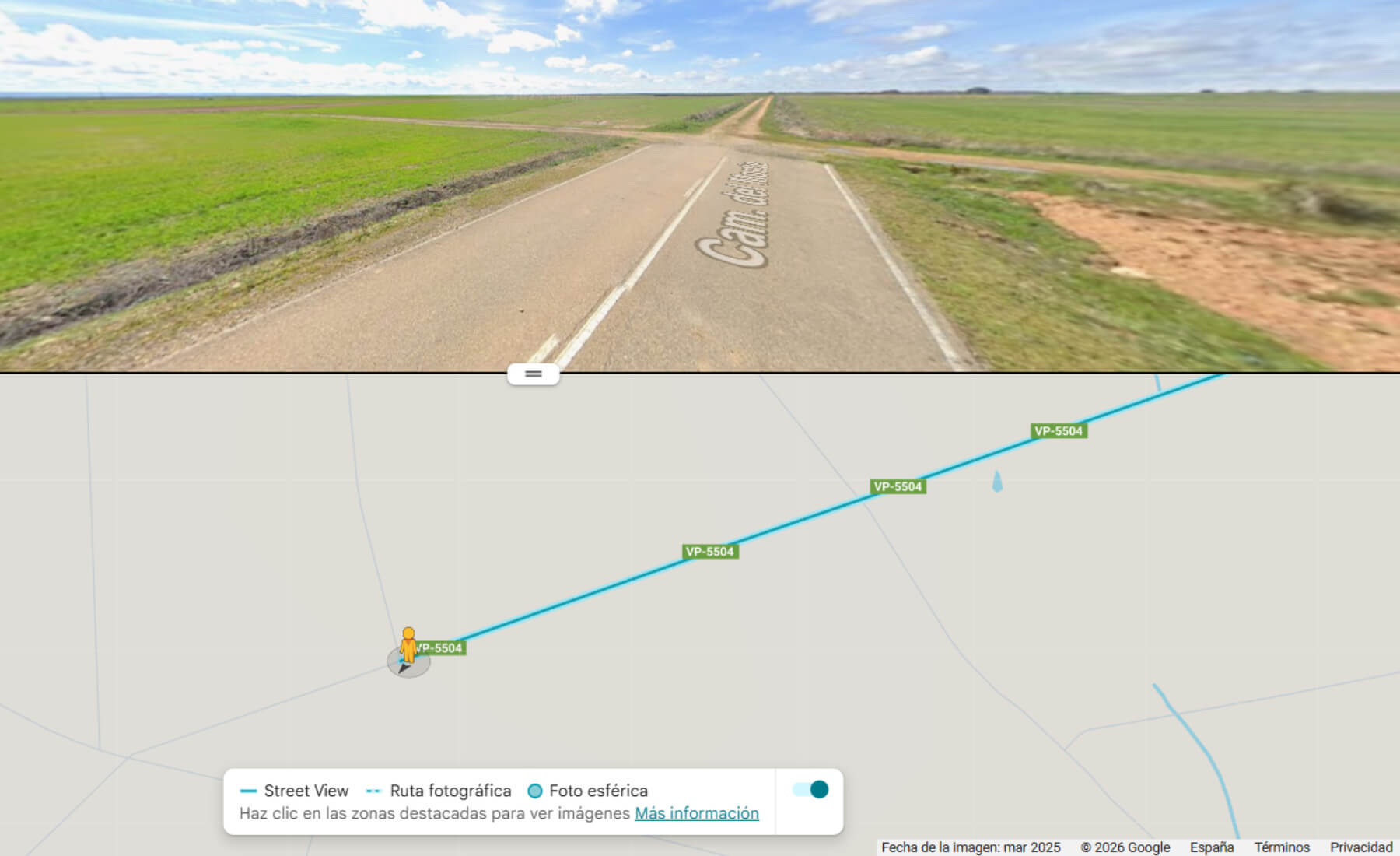 carretera camino valladolid zamora