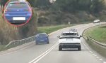 ¿Quién incumple la ley?: debate en X por un conductor novel adelantando en línea continua y otro que lo graba y publica la matrícula