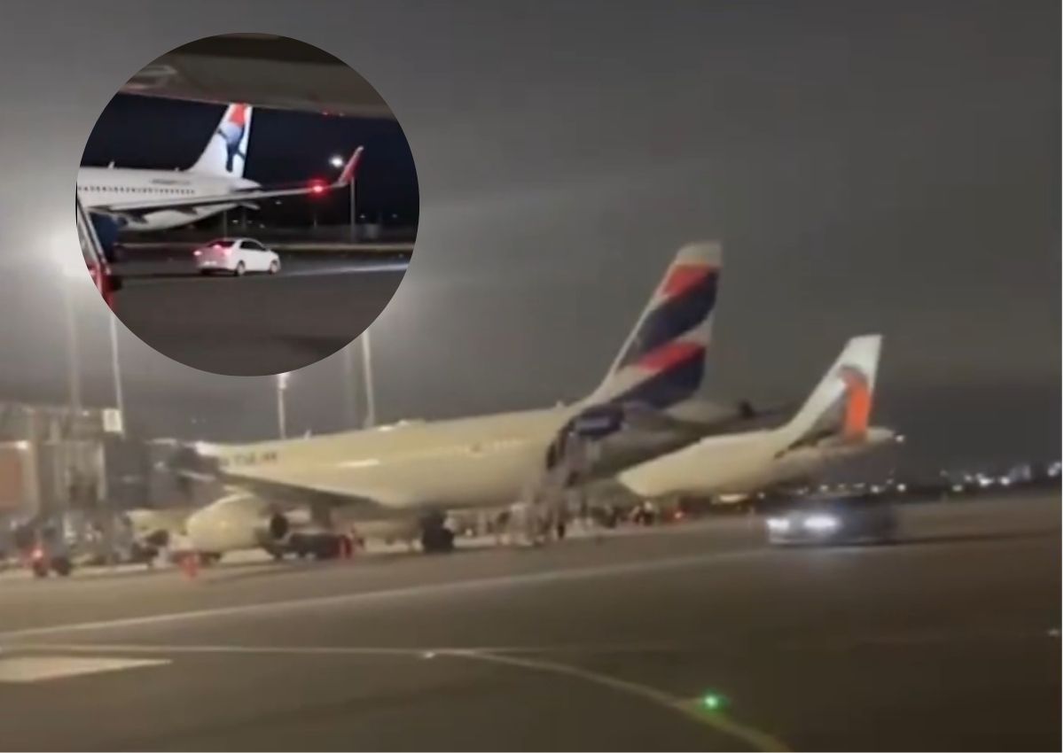 conductor ebrio aeropuerto chile