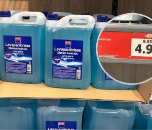 líquido limpiaparabrisas oferta lidl