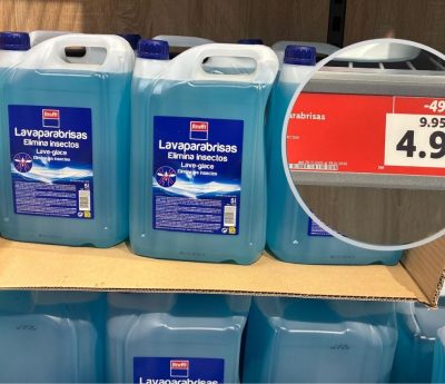 líquido limpiaparabrisas oferta lidl