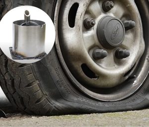 neumático pinchado catclaw