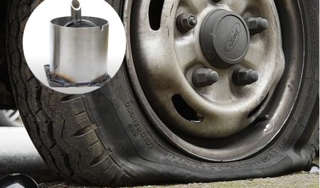 neumático pinchado catclaw