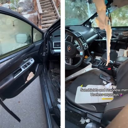 Aparcó el coche y dejó las puertas sin seguro, volvió para cerrarlas y lo que encontró fue el mayor susto de su vida