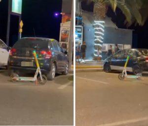 reservar sitio aparcamiento viral