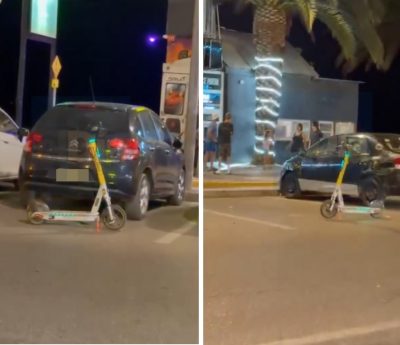 reservar sitio aparcamiento viral