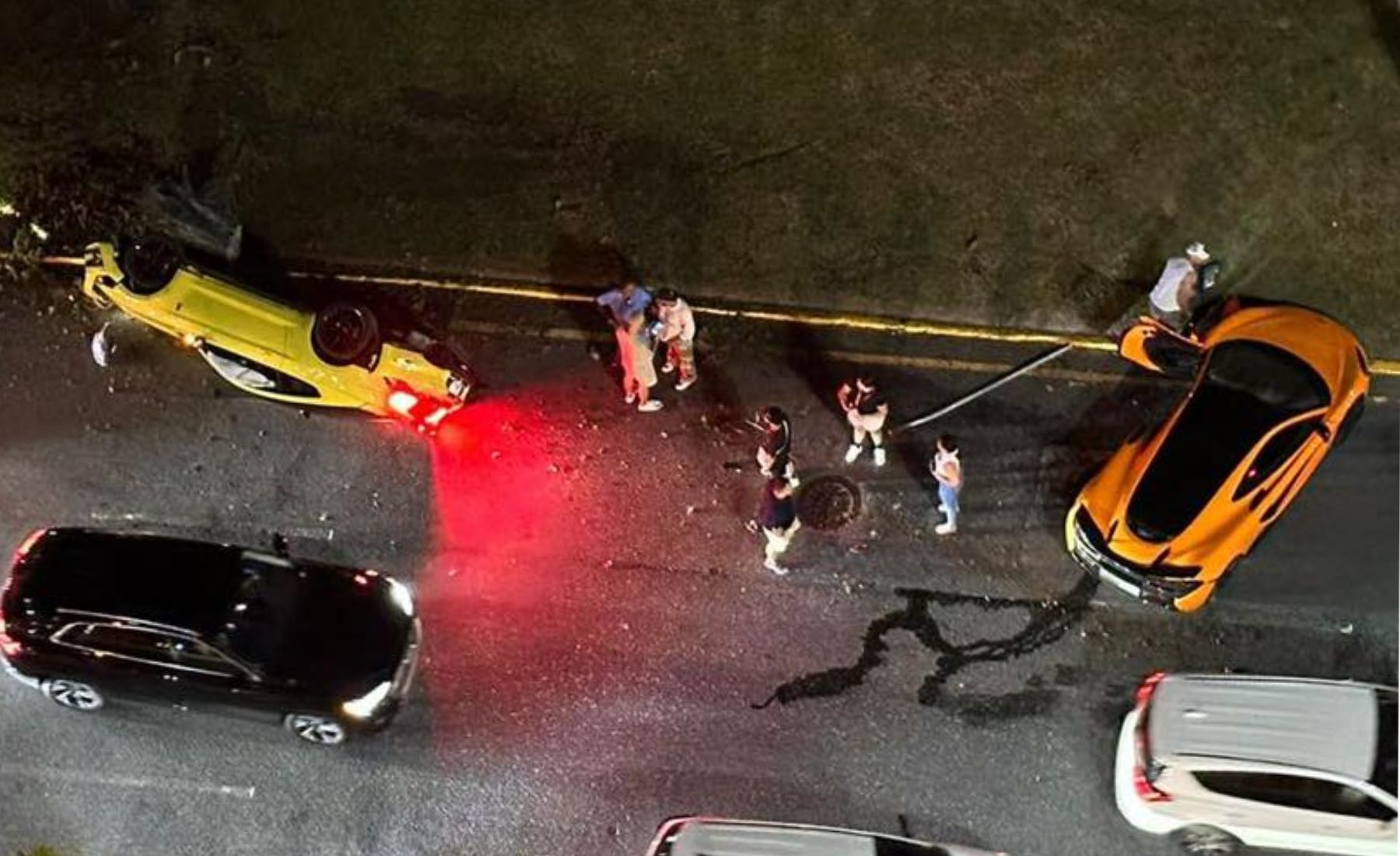 Accidente carrera ilegal