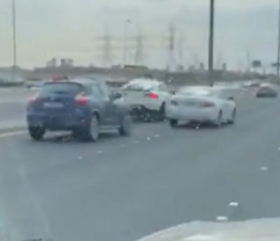 Accidente distancia de seguridad