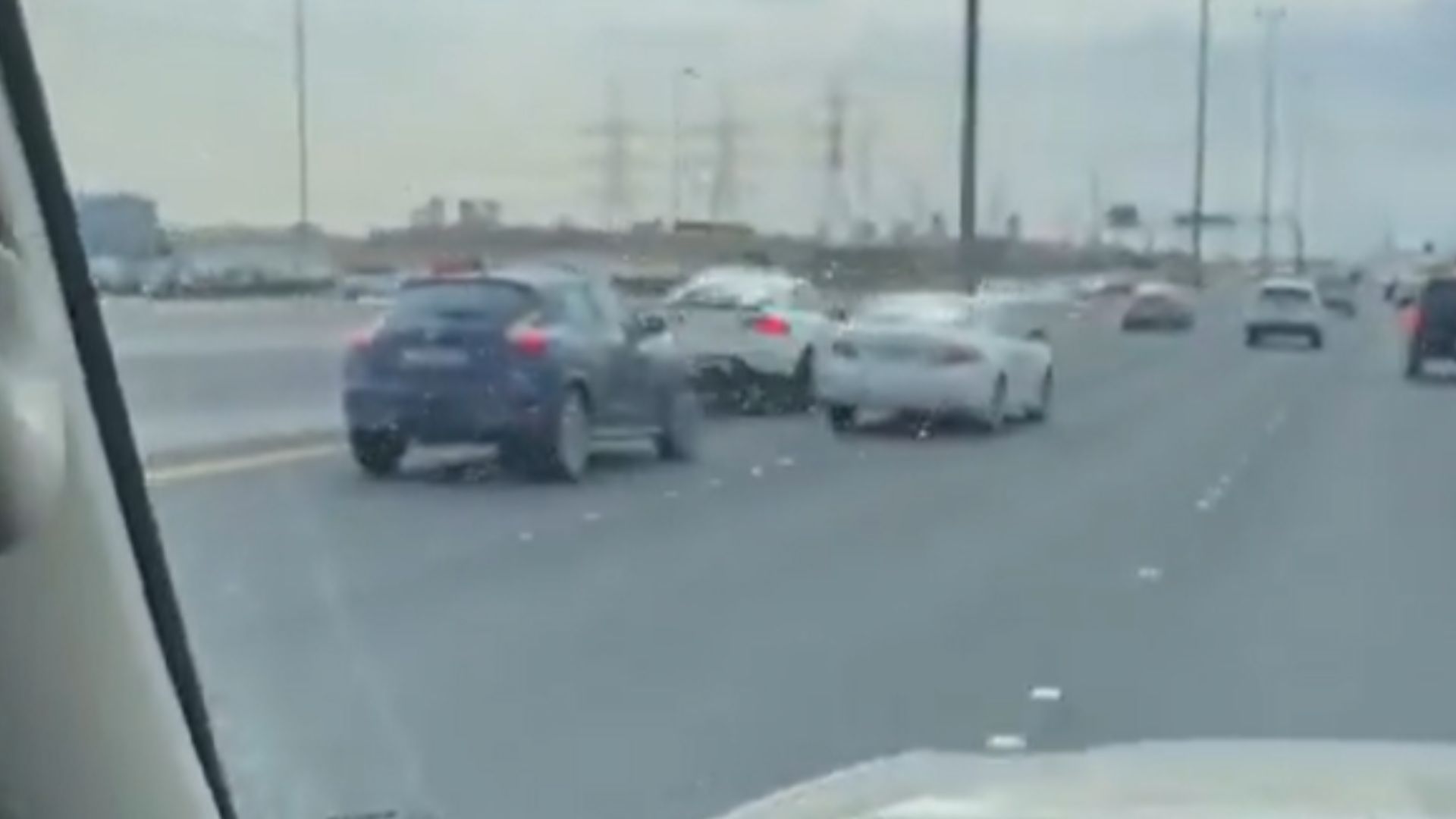 Accidente distancia de seguridad