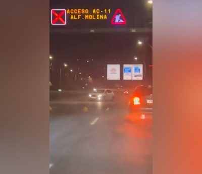 Conductor kamikaze A Coruña