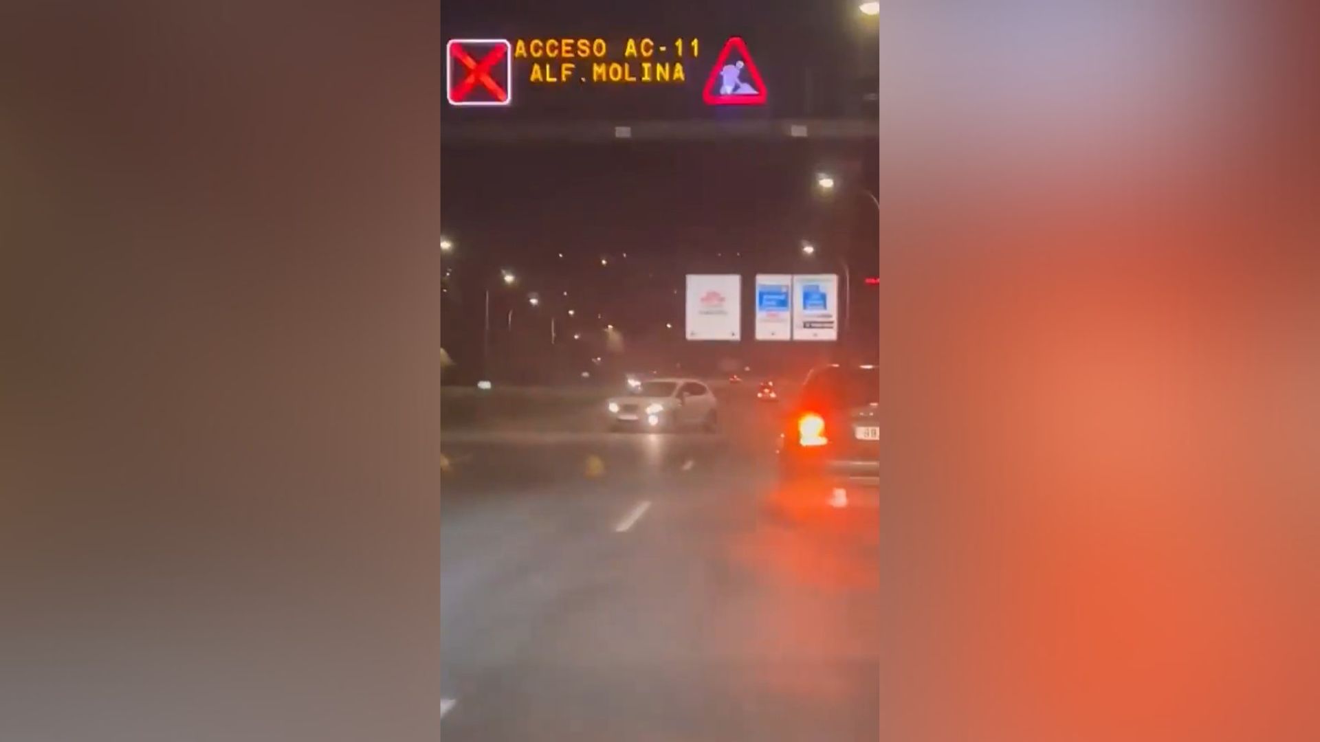 Conductor kamikaze A Coruña