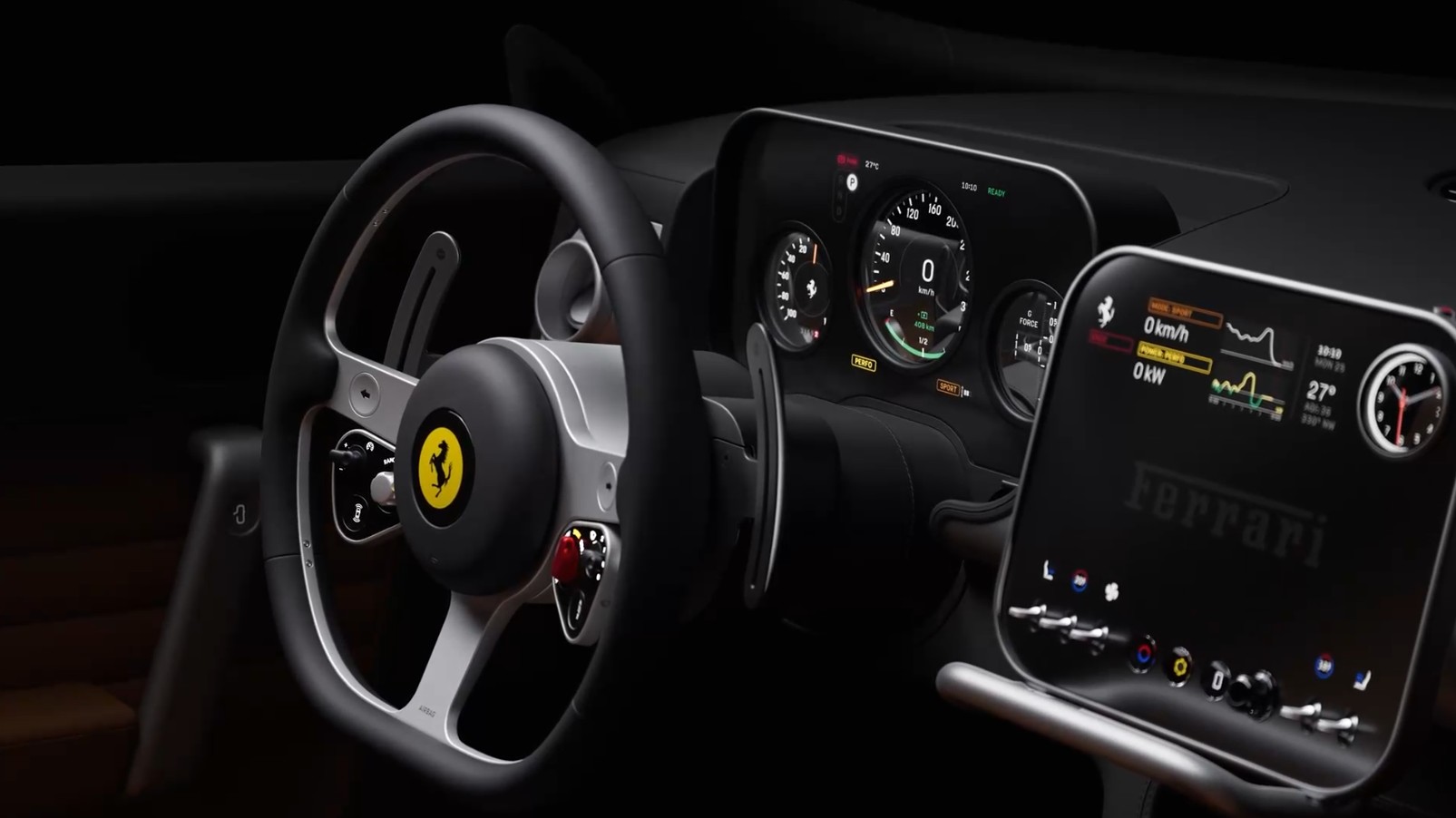 Ferrari Luce interior
