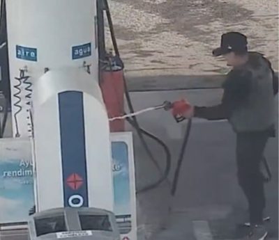 Gasolinera en llamas México