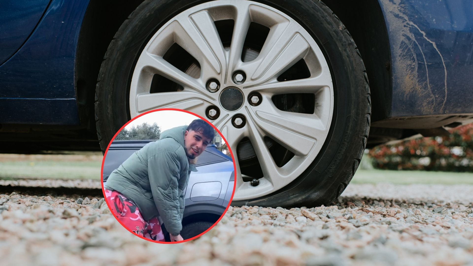 Influencer rueda desinflada