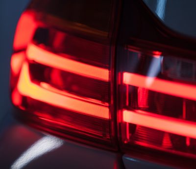 Luz trasera encendida