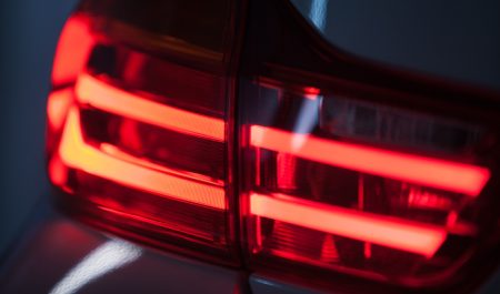 Luz trasera encendida