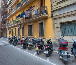 Plazas aparcamiento motos Barcelona