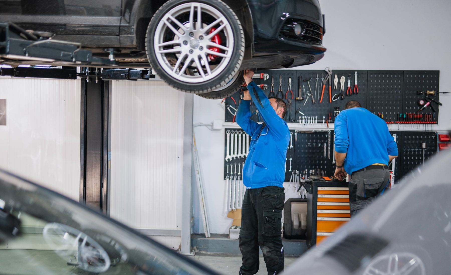 Reparación coche taller