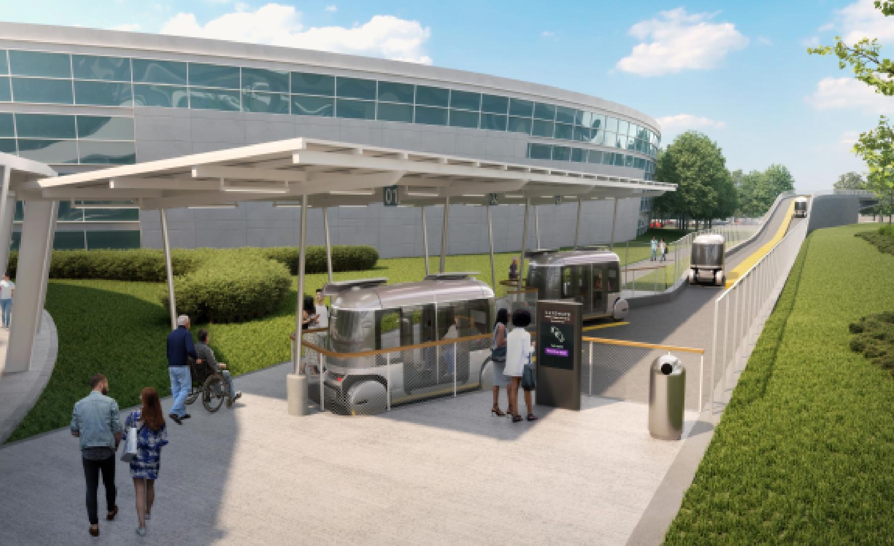 autopista de vehículos autónomos