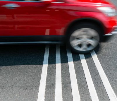 bandas transversales de alerta