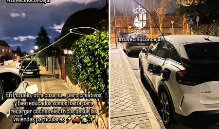 coche cargando casa calle