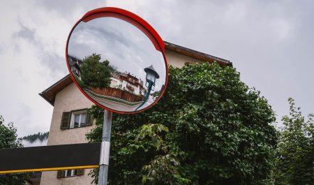 espejo convexo calle