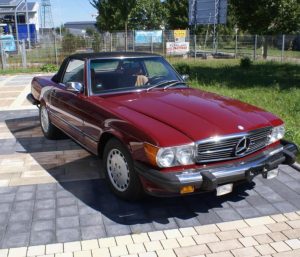 mercedes sl trump
