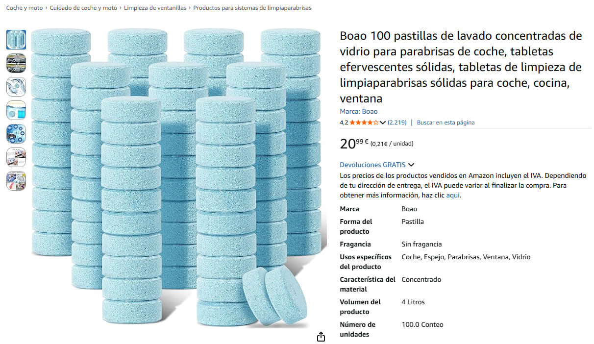 cojinetes del limpiaparabrisas