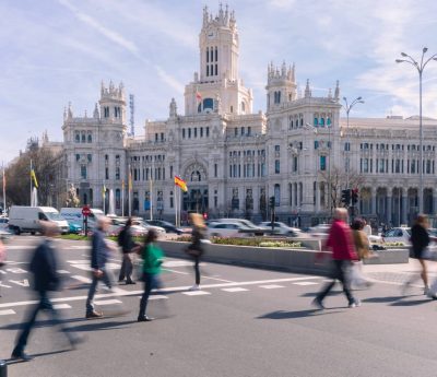 peatones velocidad calles