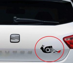pegatina coche caracol