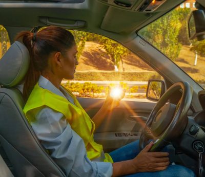 v-16 baliza quedarse coche