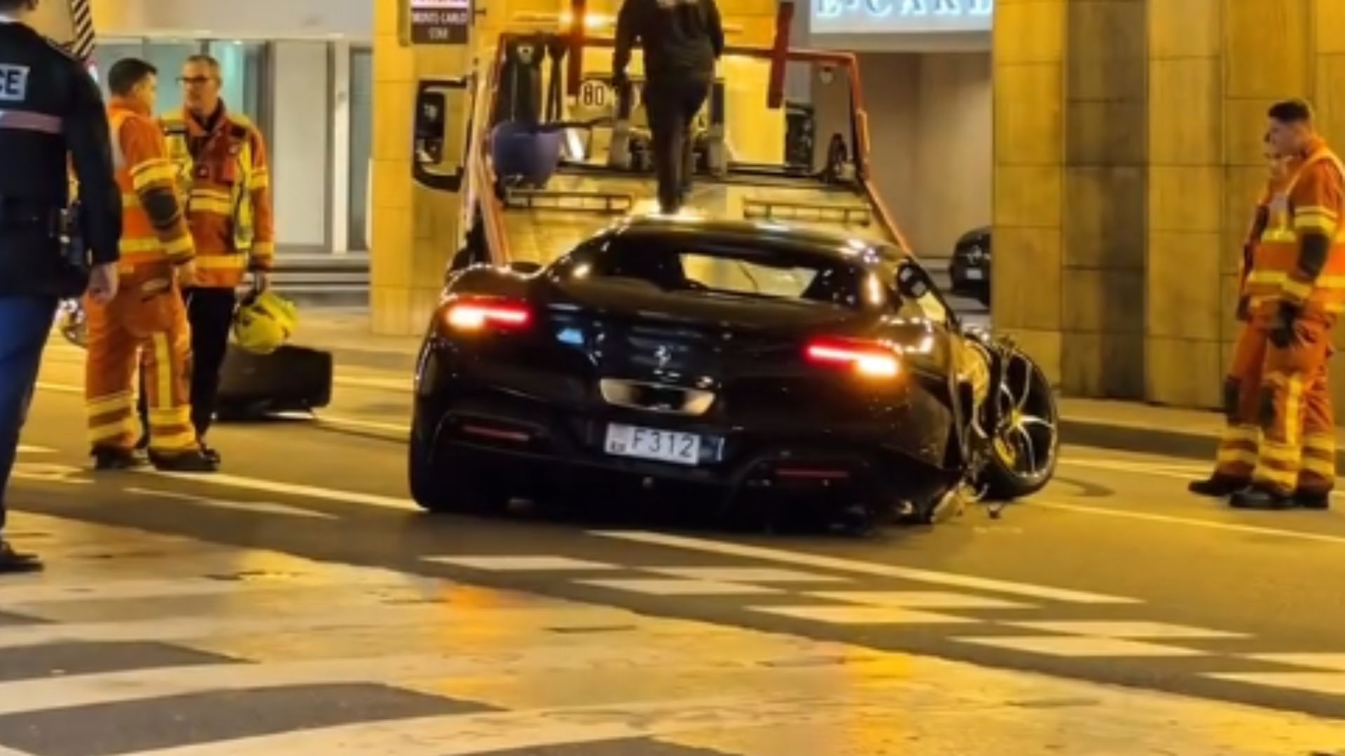 Accidente Ferrari Mónaco