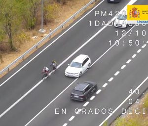 Adelantamiento ciclistas