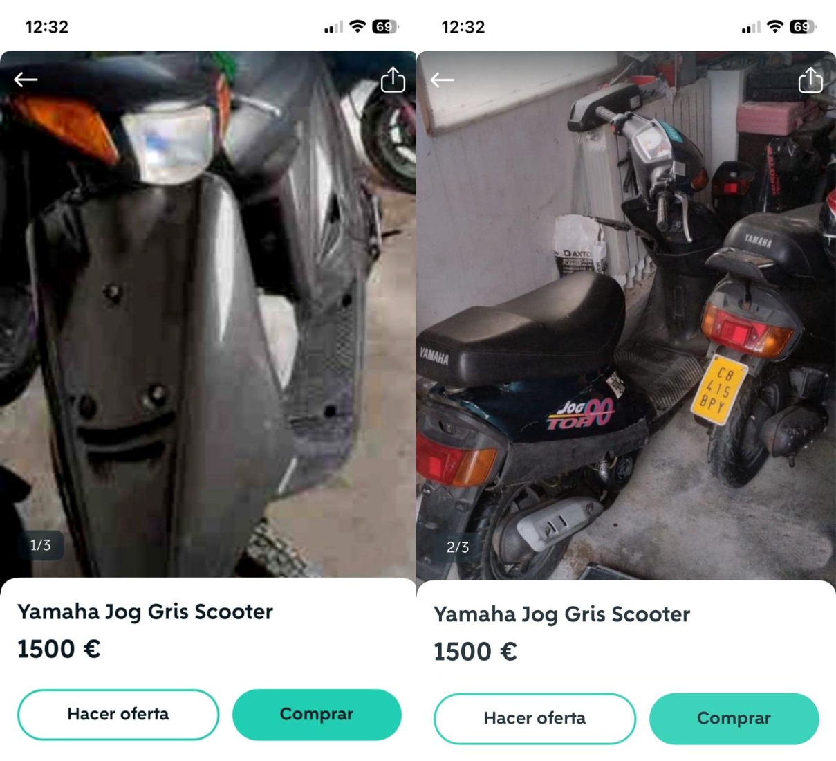 Anuncio Yamaha Jog